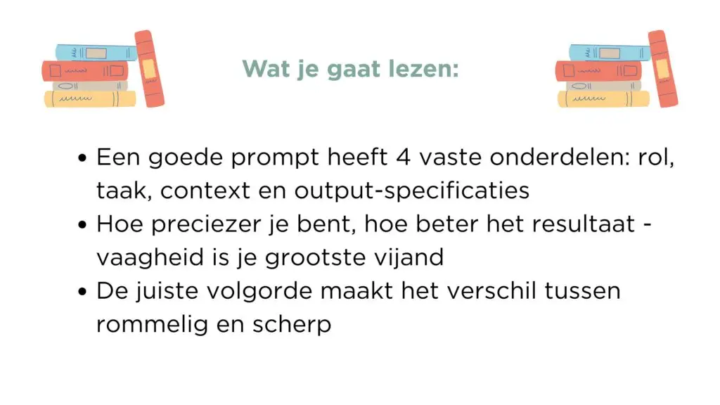 goede AI prompts schrijven