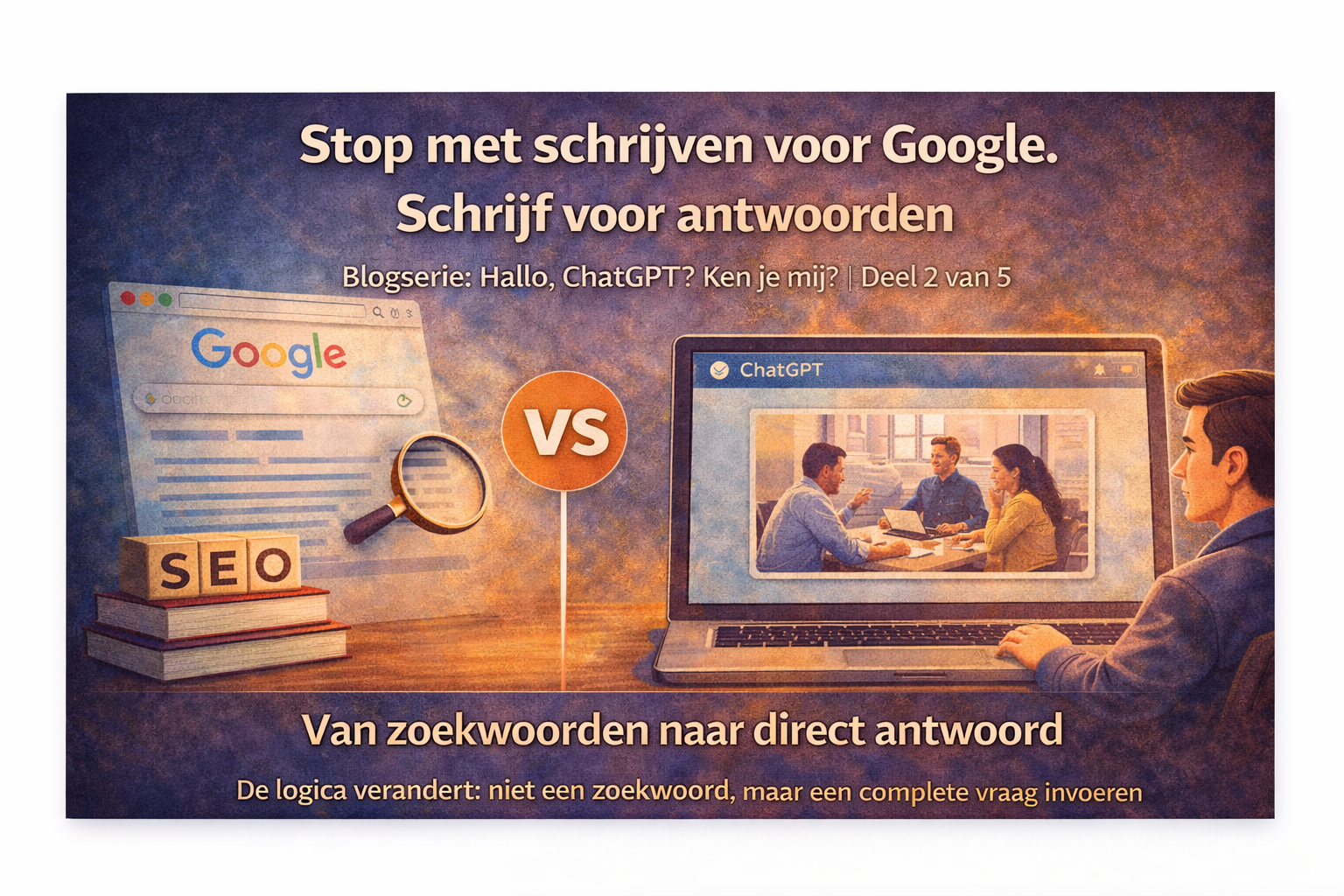 Stop met schrijven voor Google. Schrijf voor antwoorden