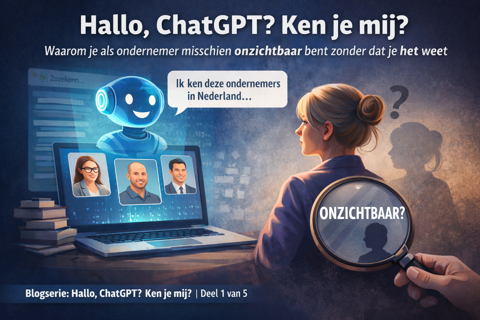 ondernemer onzichtbaar in ChatGPT en AI-zoekmachines